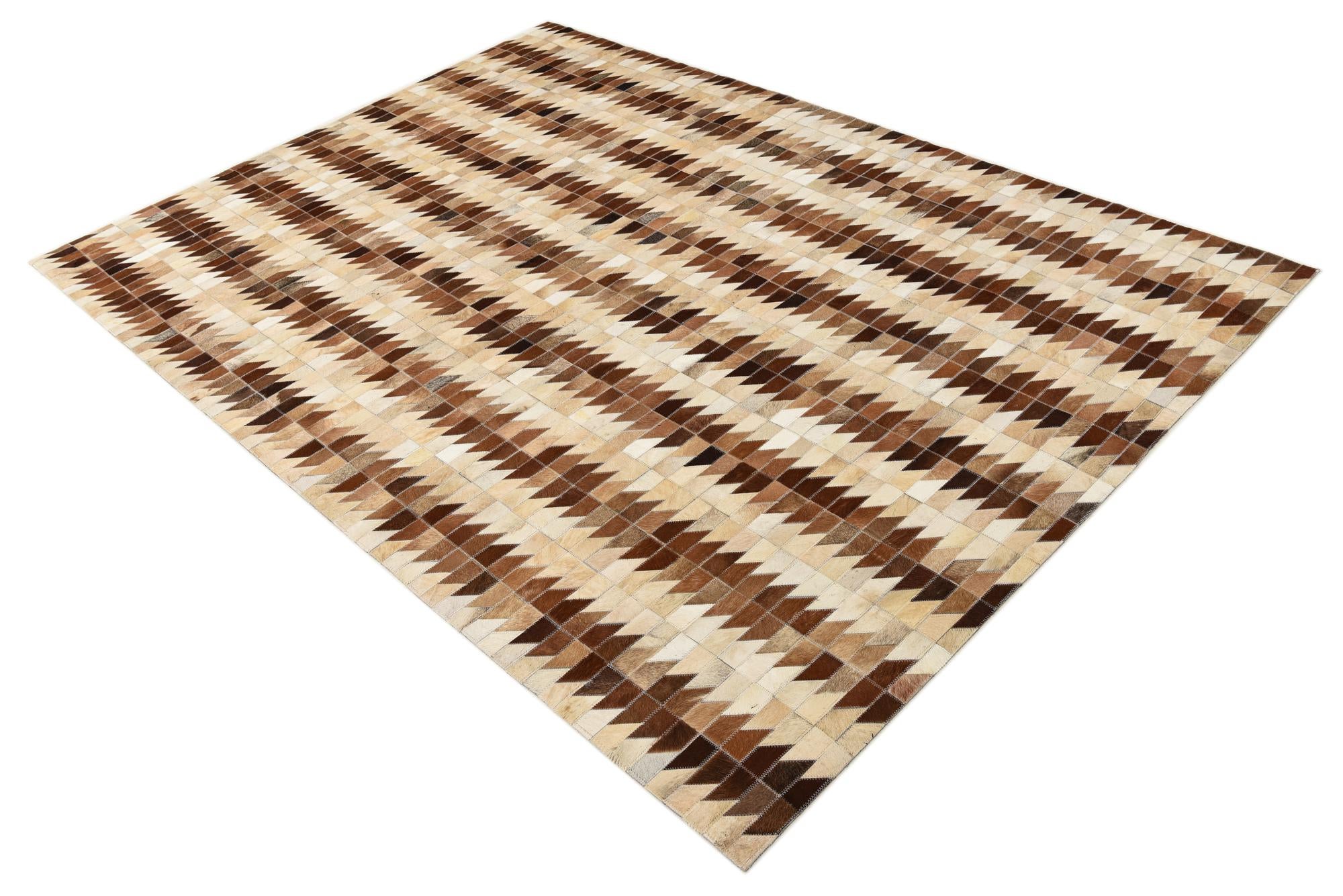5' 4 x 7' 6 Cowhide Rug