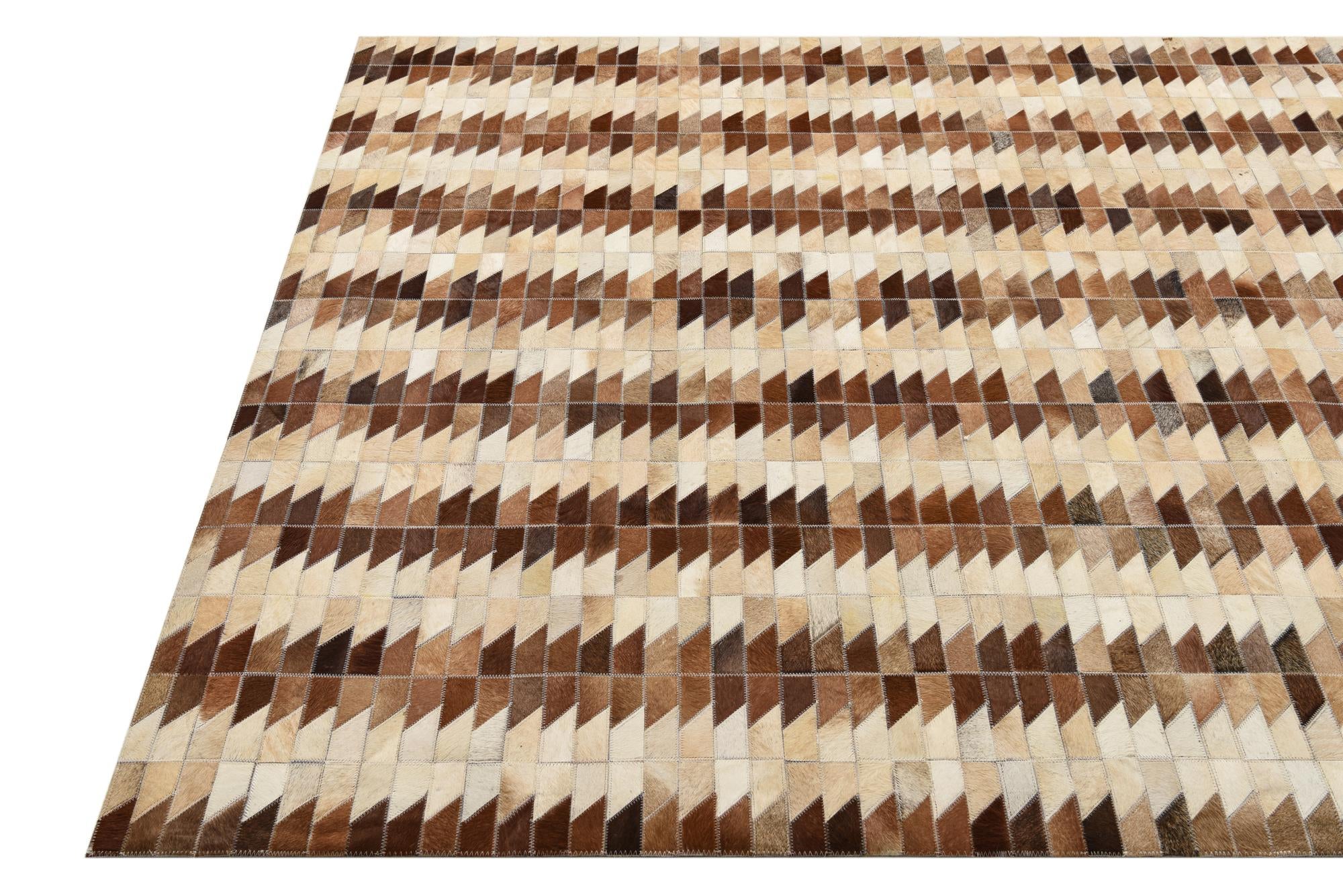 5' 4 x 7' 6 Cowhide Rug