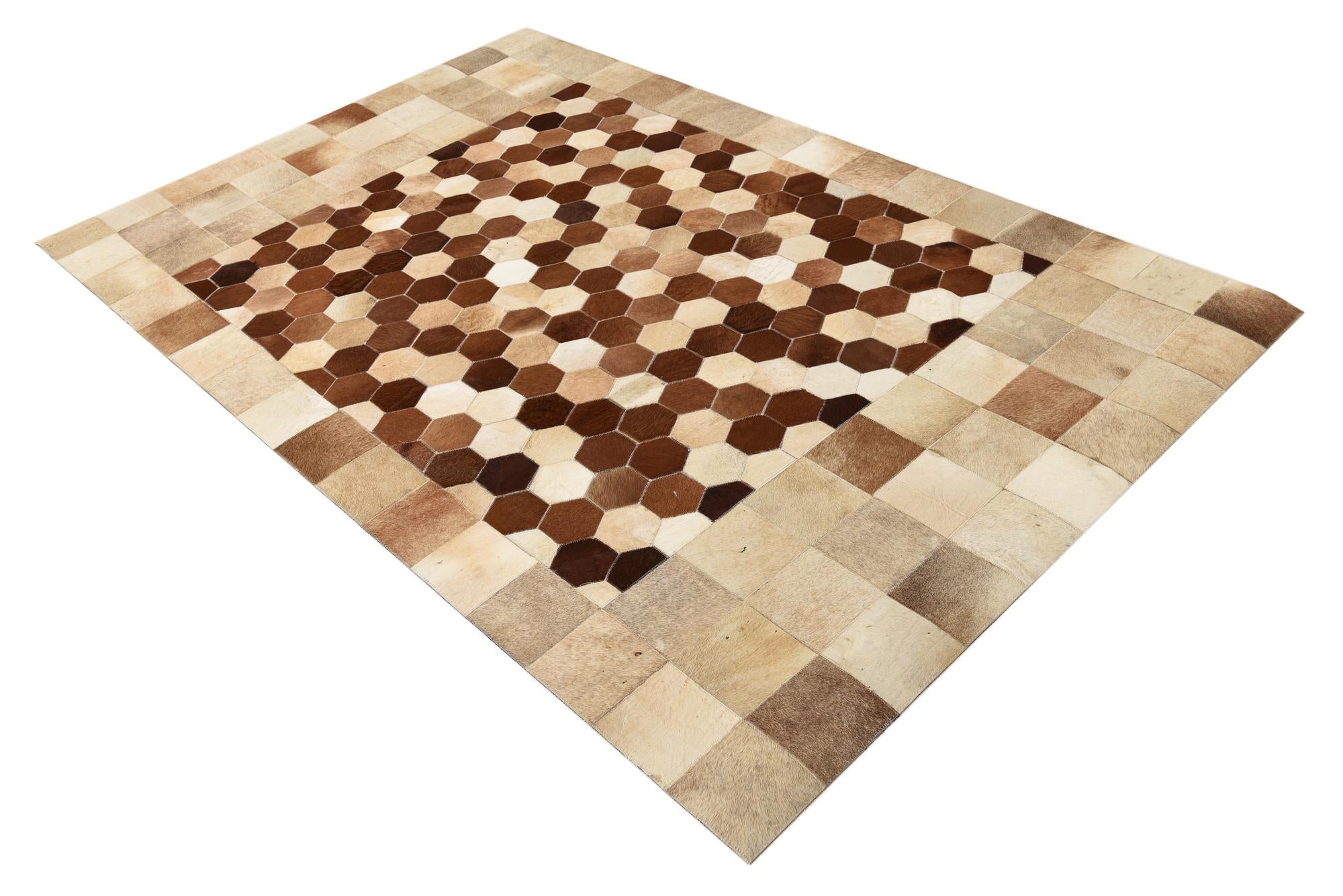 5' x 7' 10 Cowhide Rug