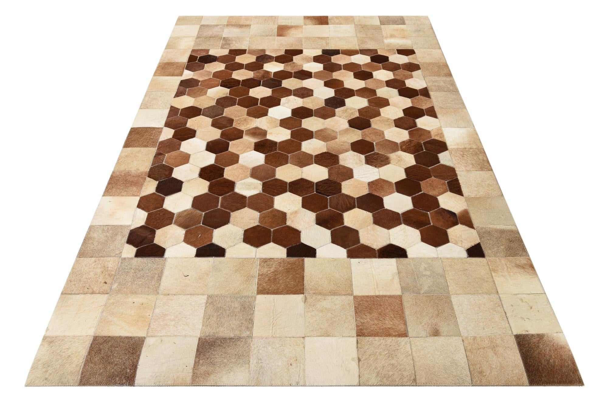 5' x 7' 10 Cowhide Rug