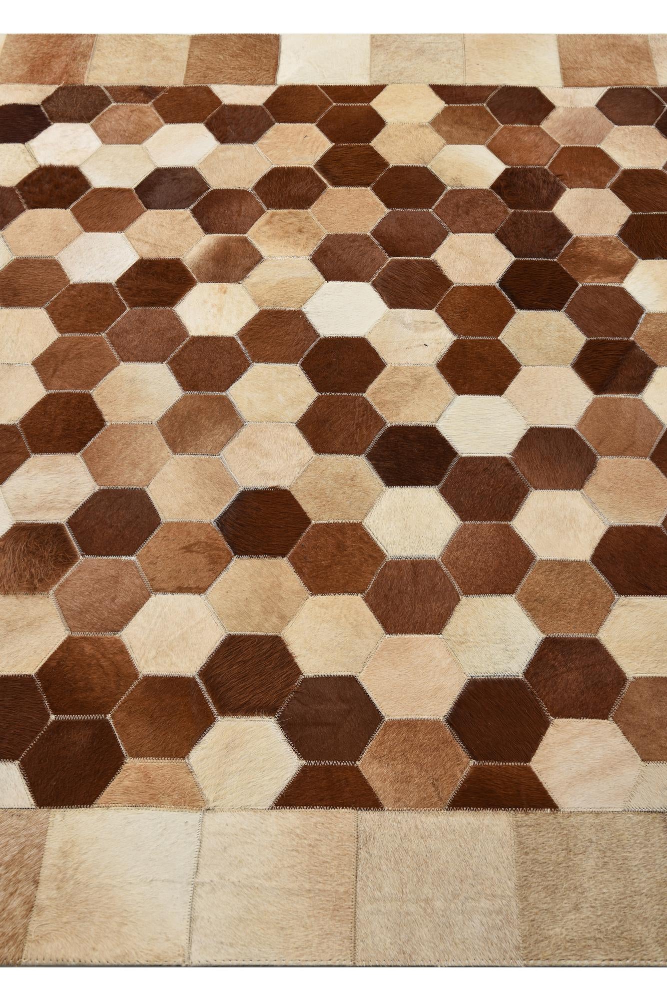 5' x 7' 10 Cowhide Rug