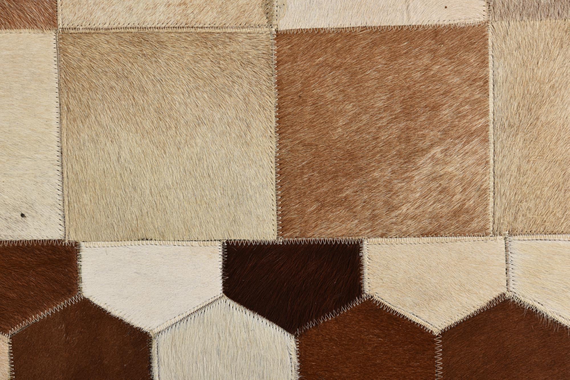 5' x 7' 10 Cowhide Rug