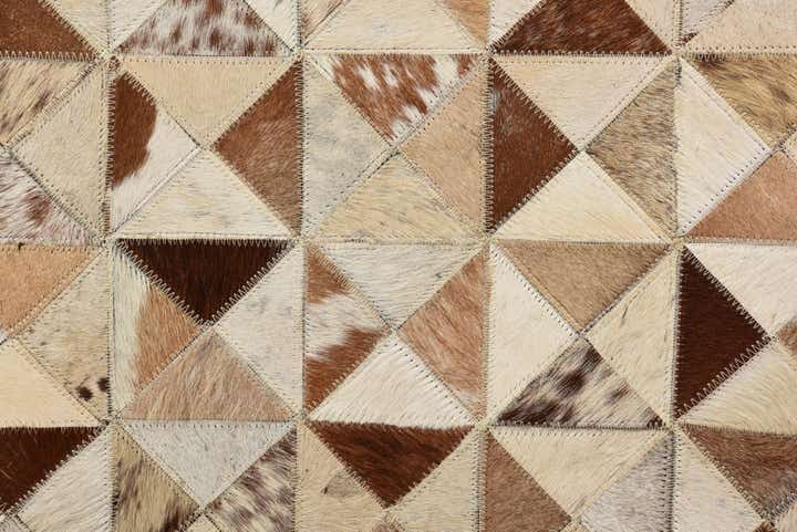 5' 4 x 7' 7 Cowhide Rug