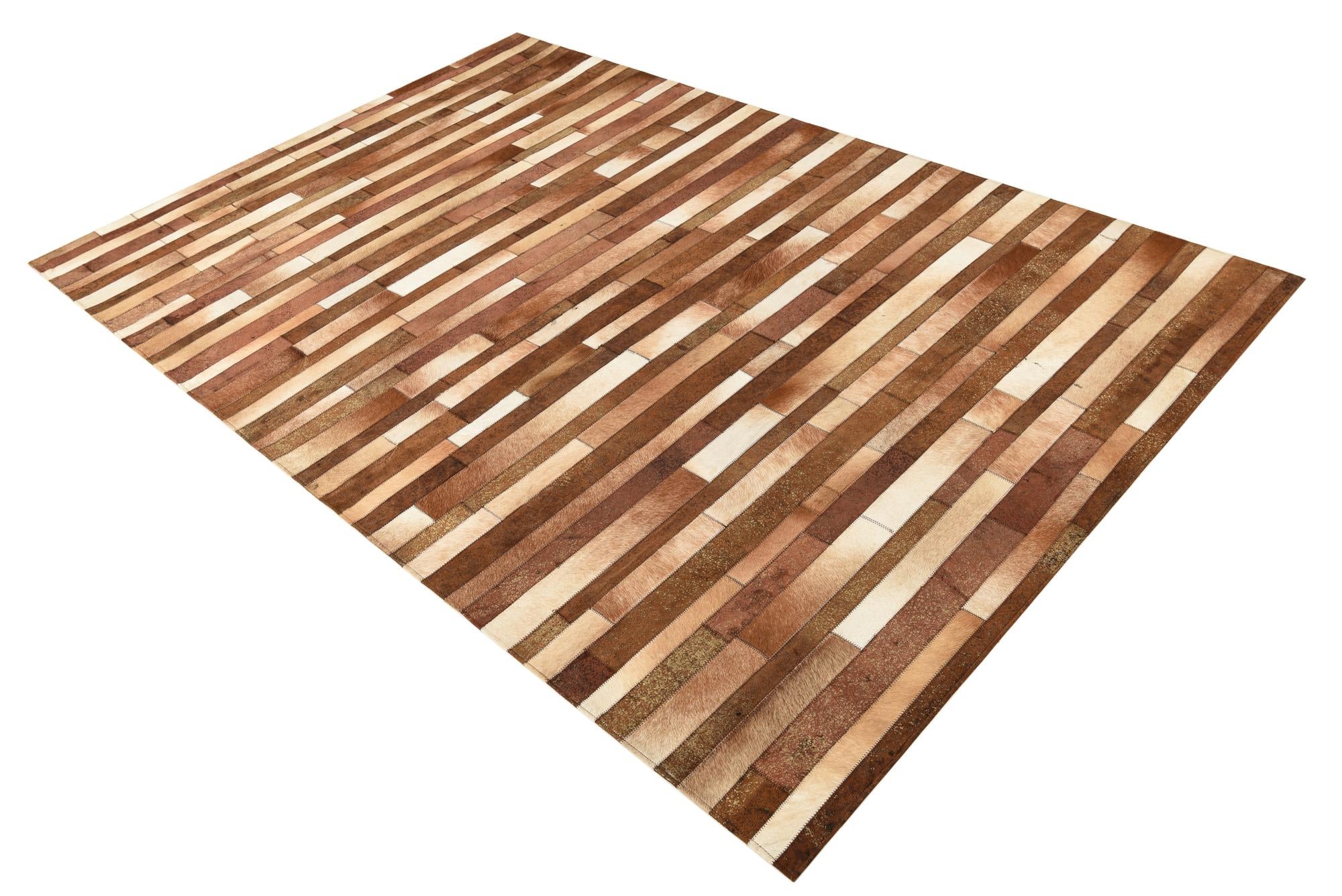 5' 1 x 8' Cowhide Rug