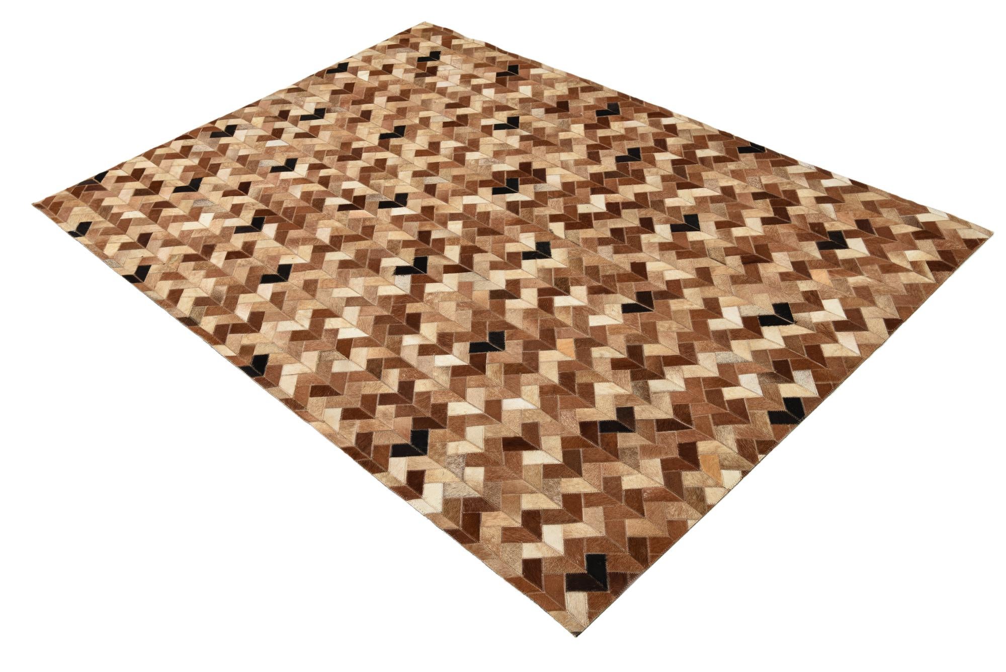 4' 7 x 6' 6 Cowhide Rug