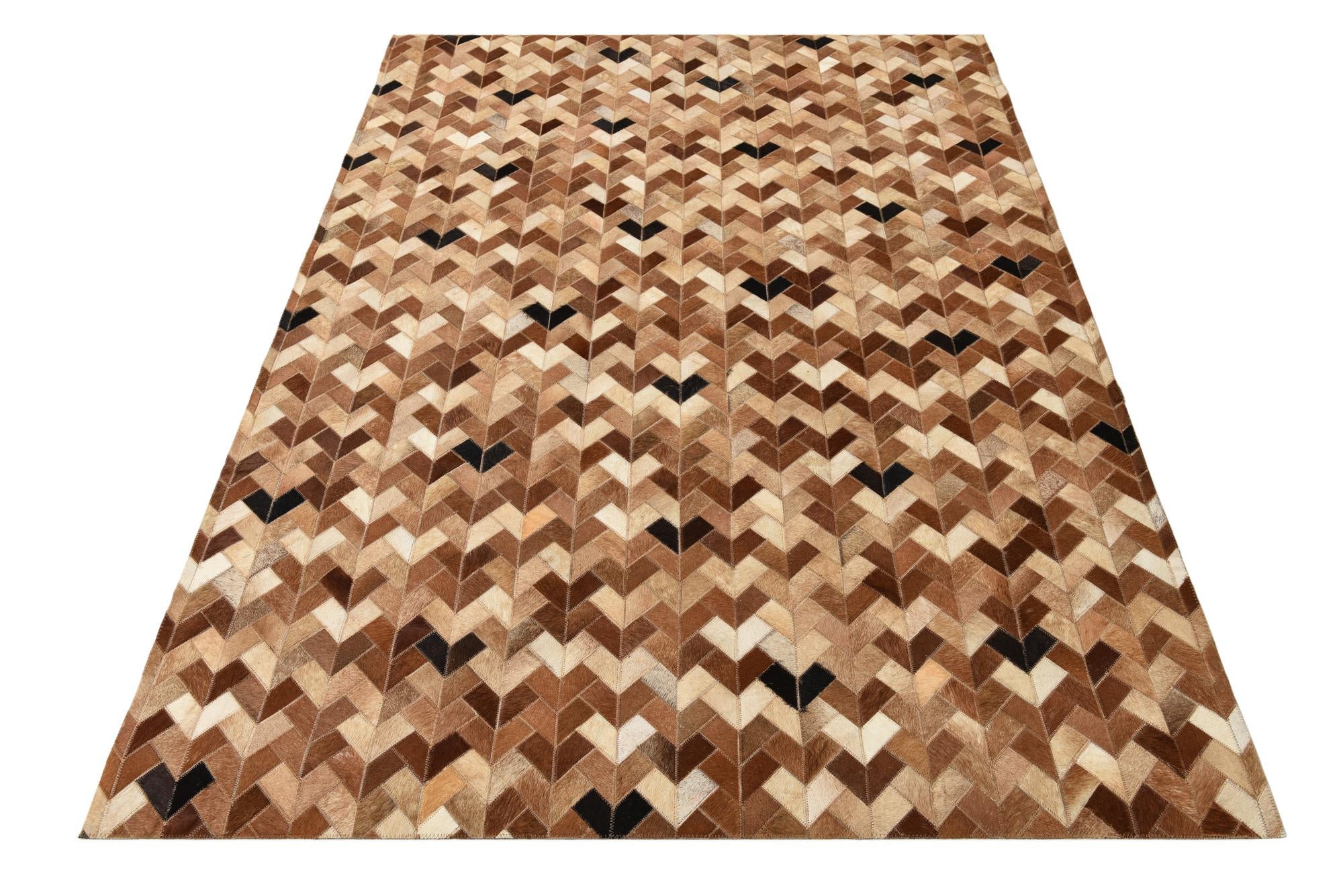 4' 7 x 6' 6 Cowhide Rug