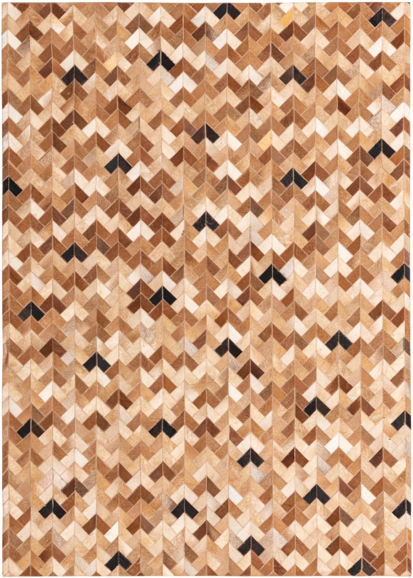 4' 7 x 6' 6 Cowhide Rug