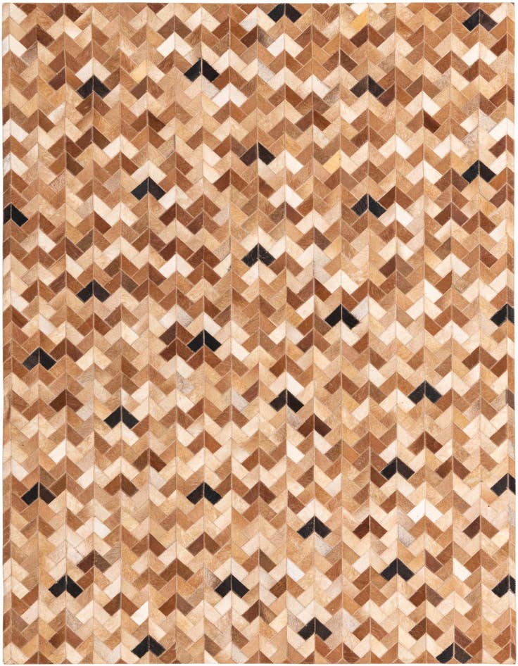 Detail image of 4' 7 x 6' 6 Cowhide Rug