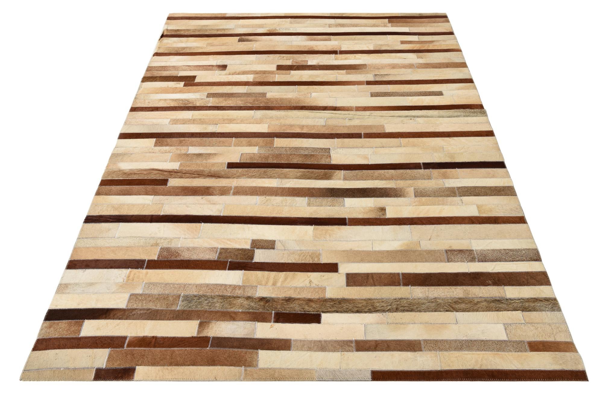 4' 8 x 6' 7 Cowhide Rug