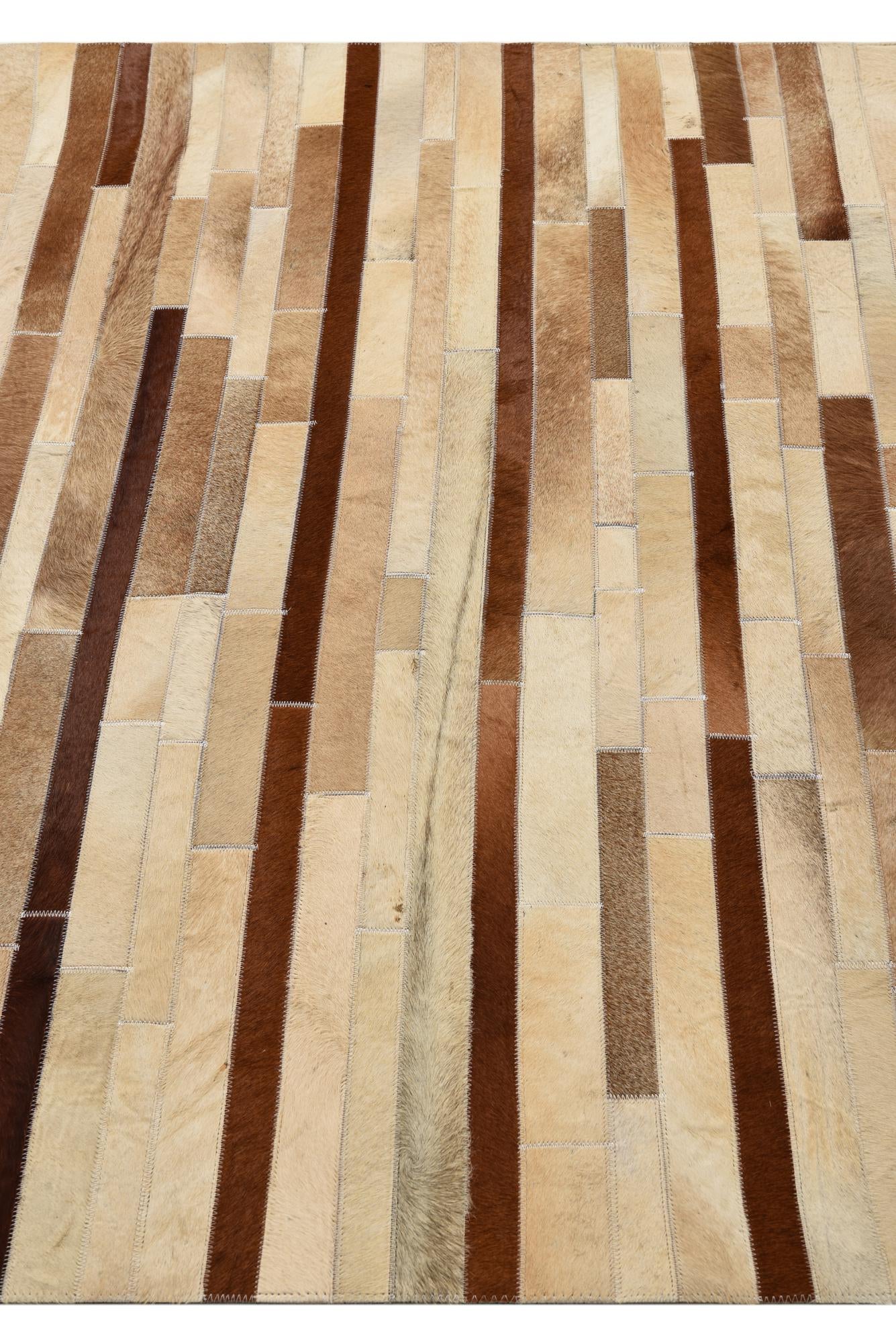 4' 8 x 6' 7 Cowhide Rug