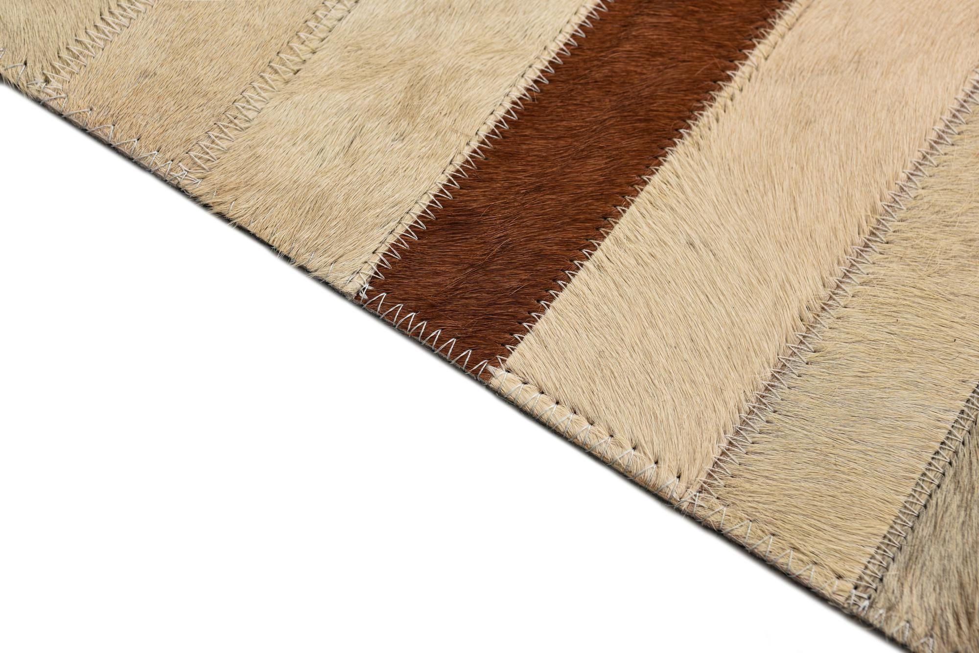 4' 8 x 6' 7 Cowhide Rug