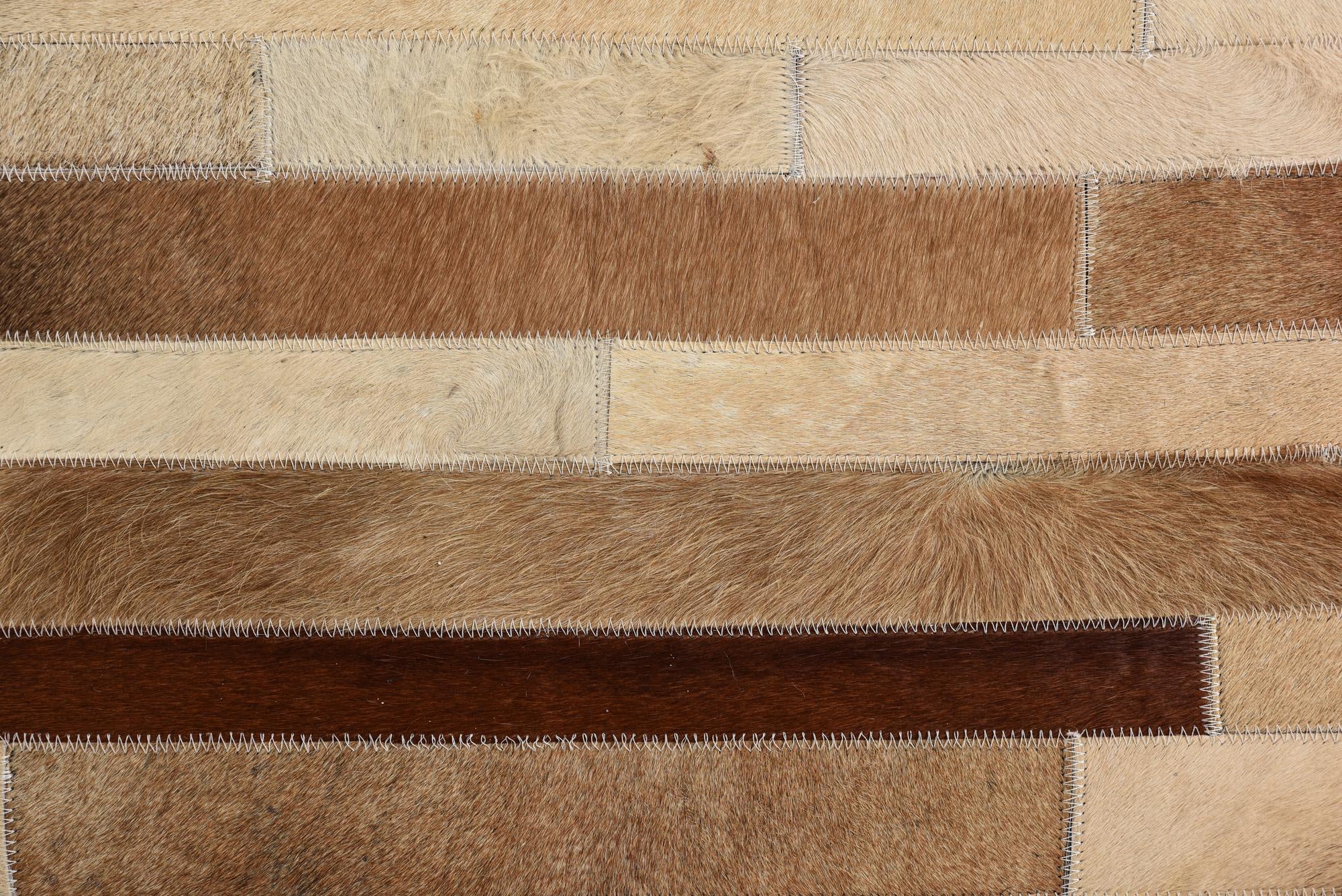 4' 8 x 6' 7 Cowhide Rug