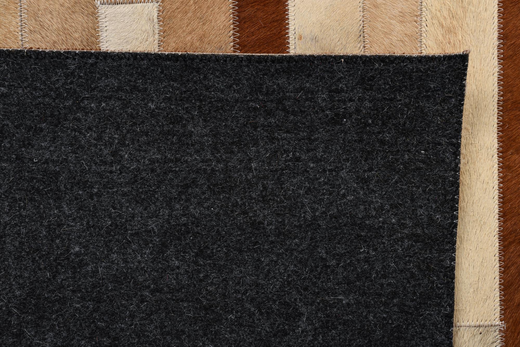 4' 8 x 6' 7 Cowhide Rug