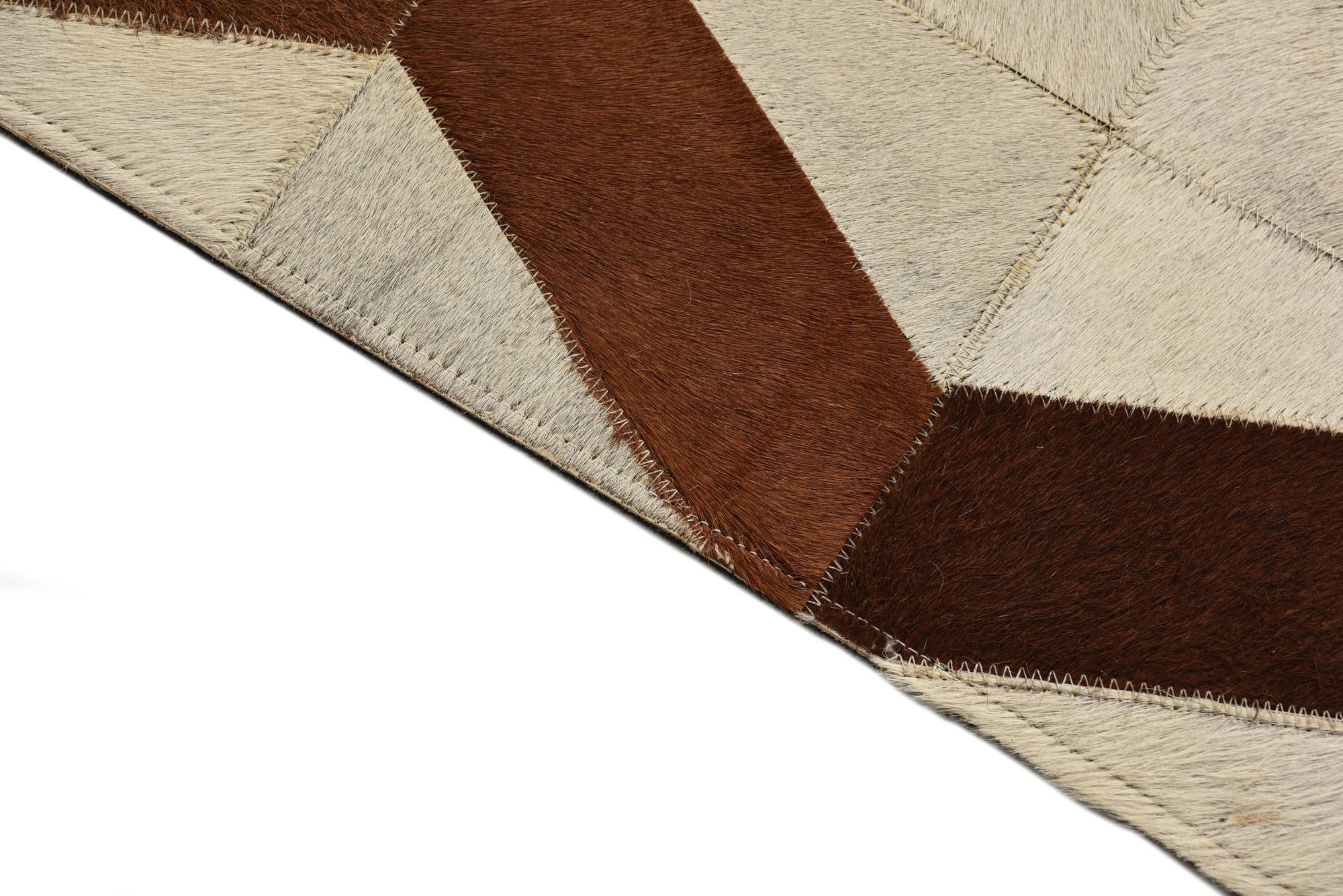 5' 1 x 8' 1 Cowhide Rug