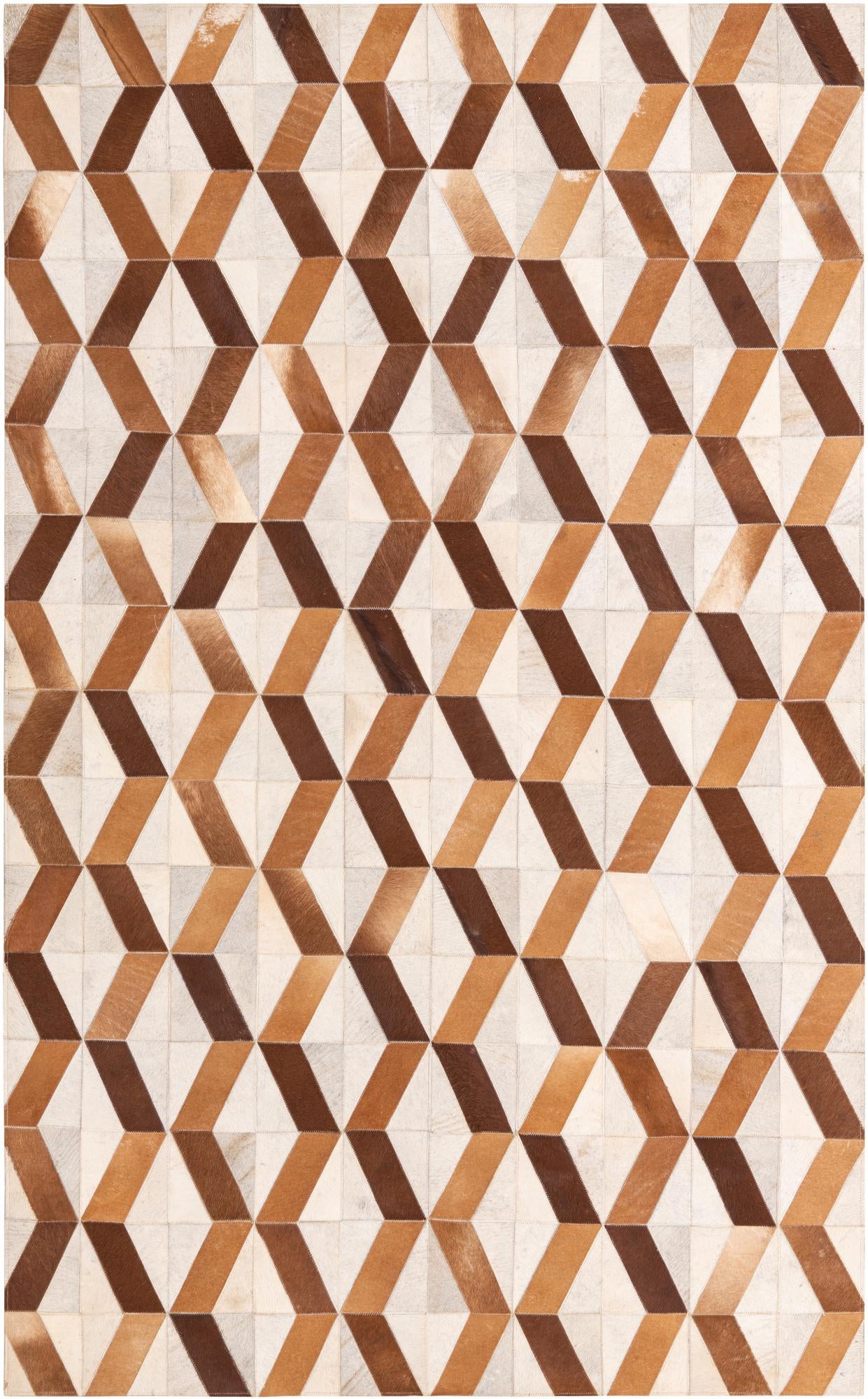 5' 1 x 8' 1 Cowhide Rug