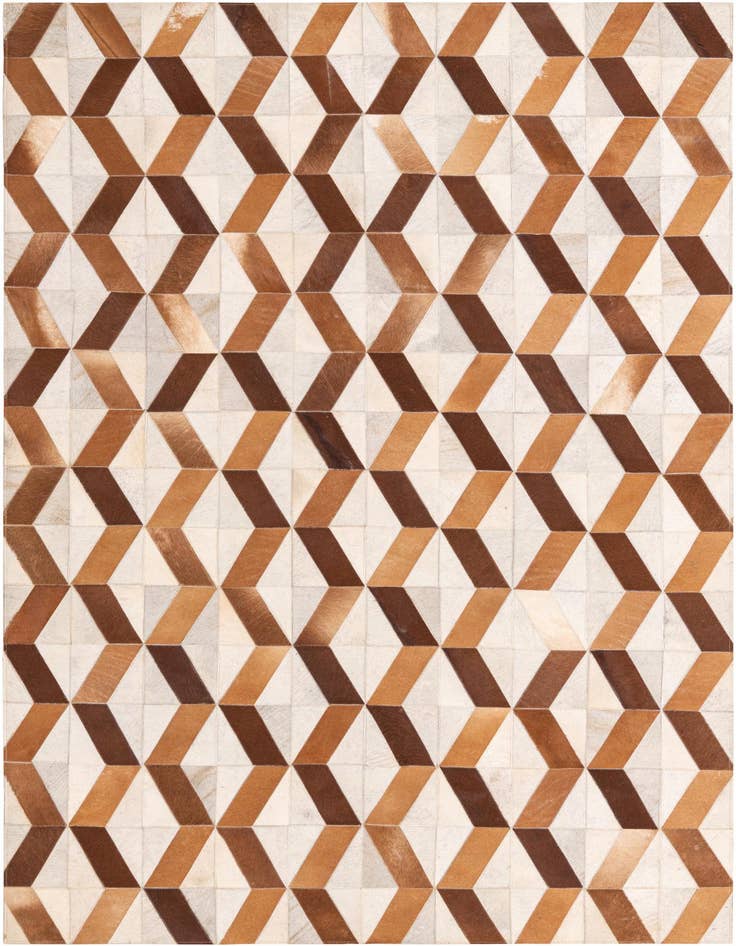 Detail image of 5' 1 x 8' 1 Cowhide Rug