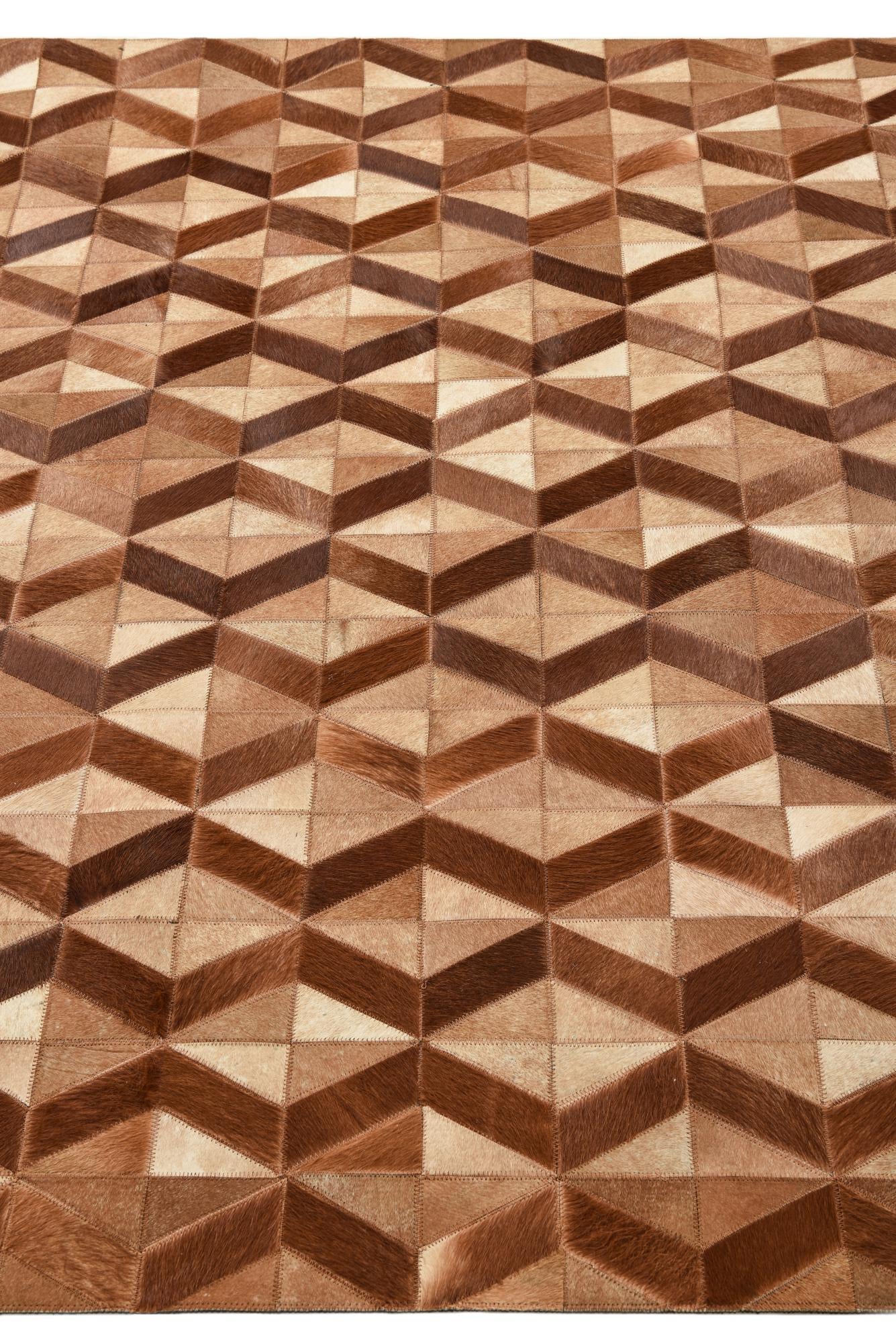 5' 1 x 8' 2 Cowhide Rug