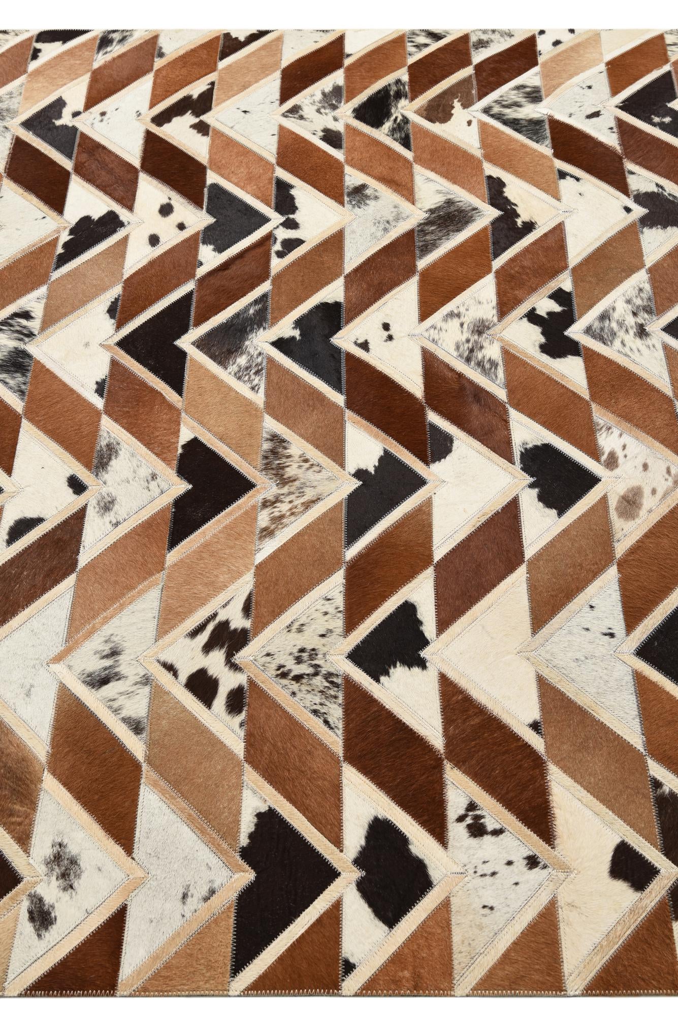 5' 1 x 7' 10 Cowhide Rug
