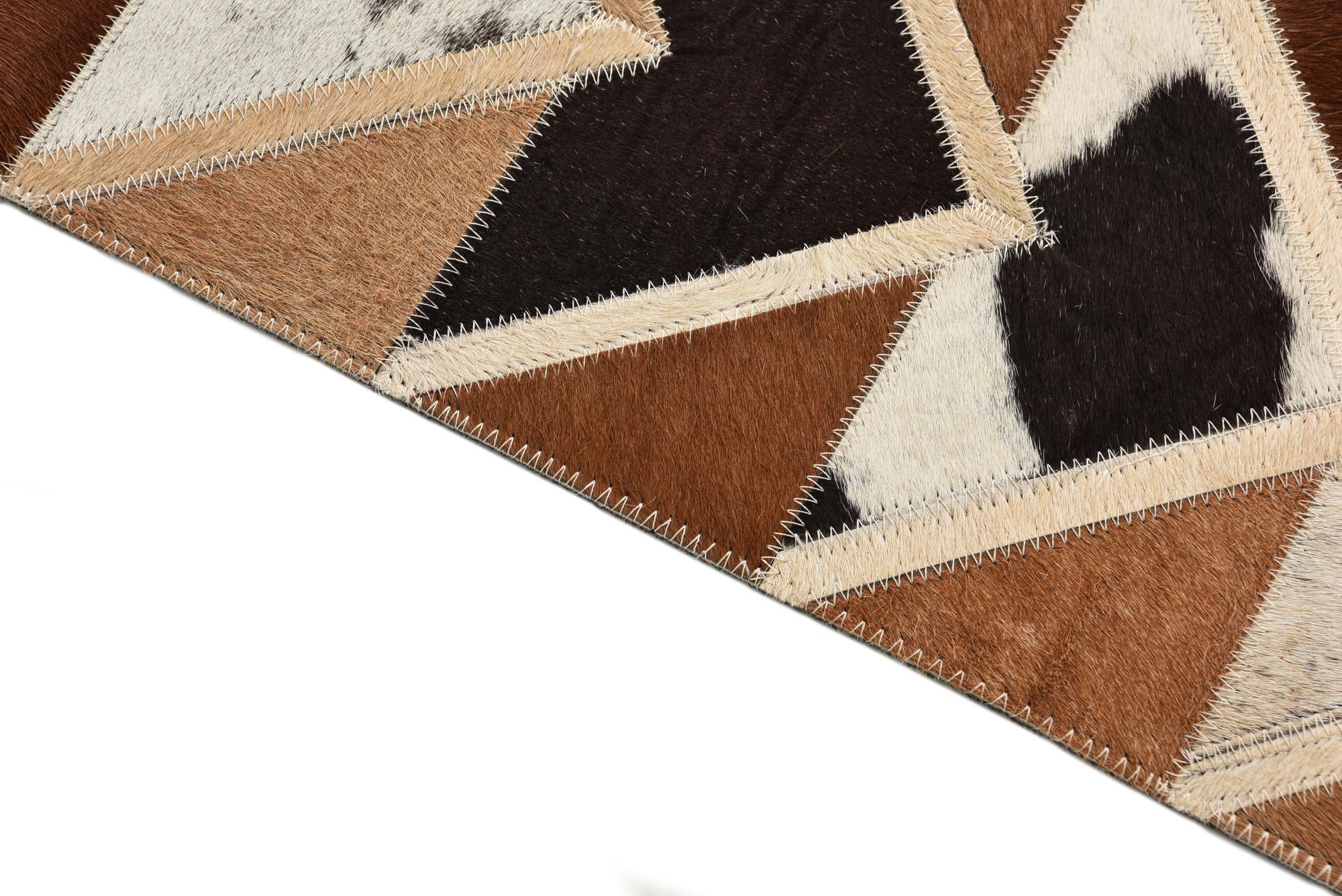 5' 1 x 7' 10 Cowhide Rug