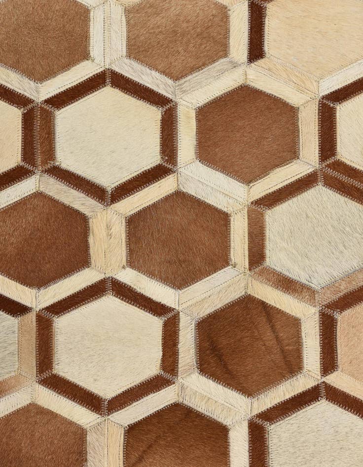 Detail image of 5' 2 x 8' Cowhide Rug