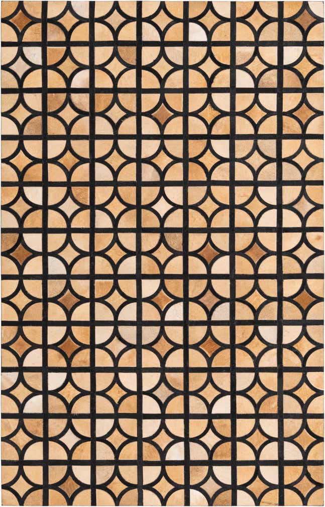 5' x 7' 10 Cowhide Rug