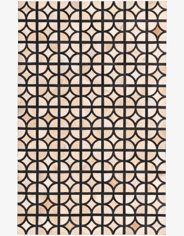 5' x 7' 10 Cowhide Rug