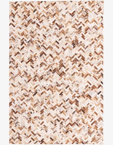 5' 1 x 7' 9 Cowhide Rug