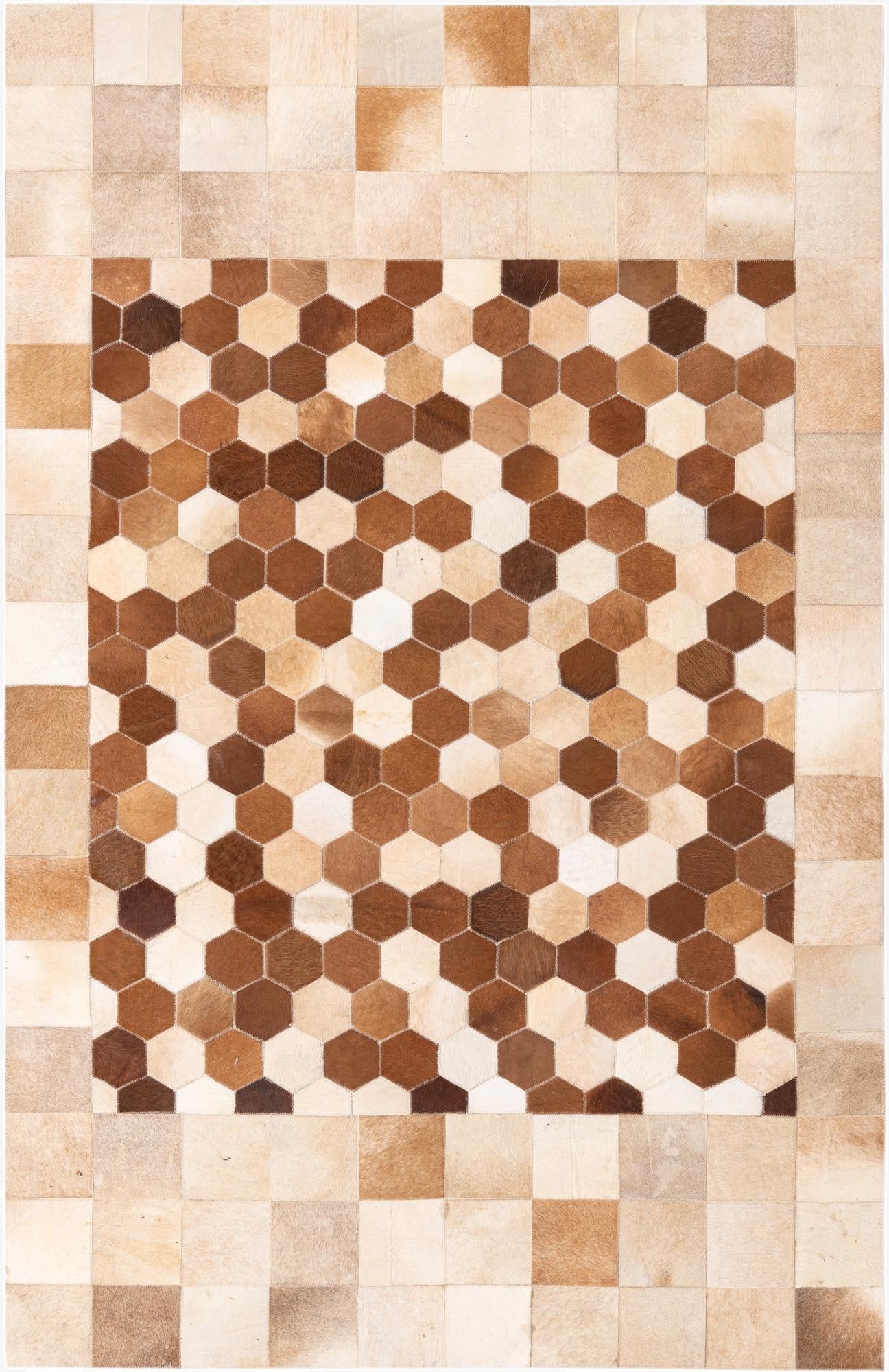 5' x 7' 10 Cowhide Rug