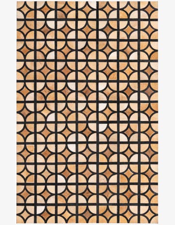 5' x 7' 10 Cowhide Rug