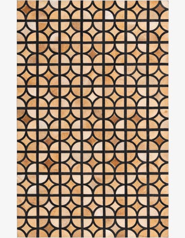 5' x 7' 10 Cowhide Rug