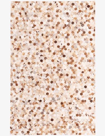 5' 1 x 8' Cowhide Rug