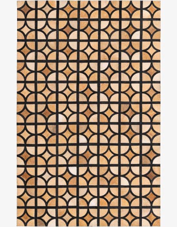 5' x 7' 10 Cowhide Rug