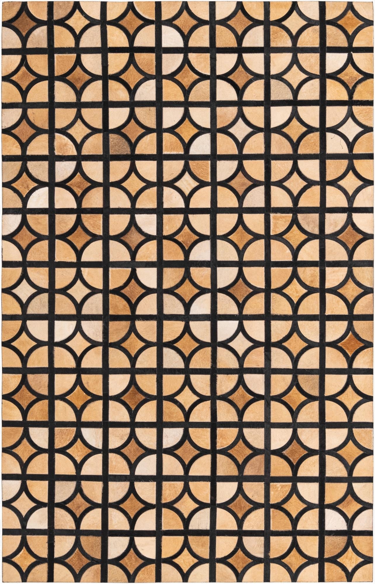 5' x 7' 9 Cowhide Rug