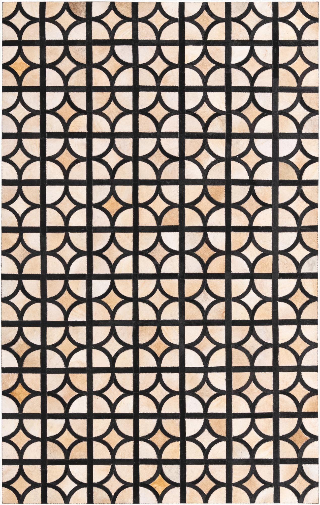 5' x 7' 10 Cowhide Rug