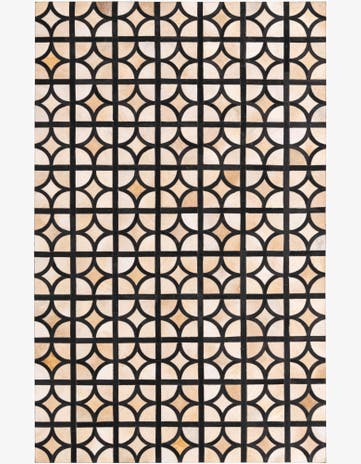 5' x 7' 10 Cowhide Rug