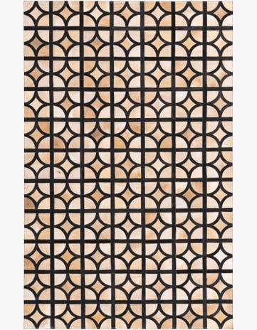 5' x 7' 10 Cowhide Rug