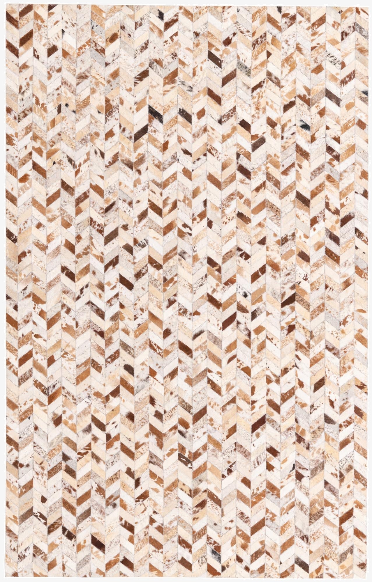5' 1 x 8' Cowhide Rug