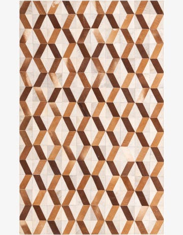 5' 1 x 8' 1 Cowhide Rug