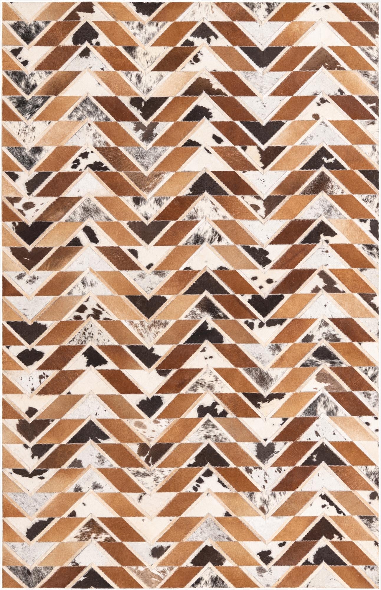 5' 1 x 7' 10 Cowhide Rug
