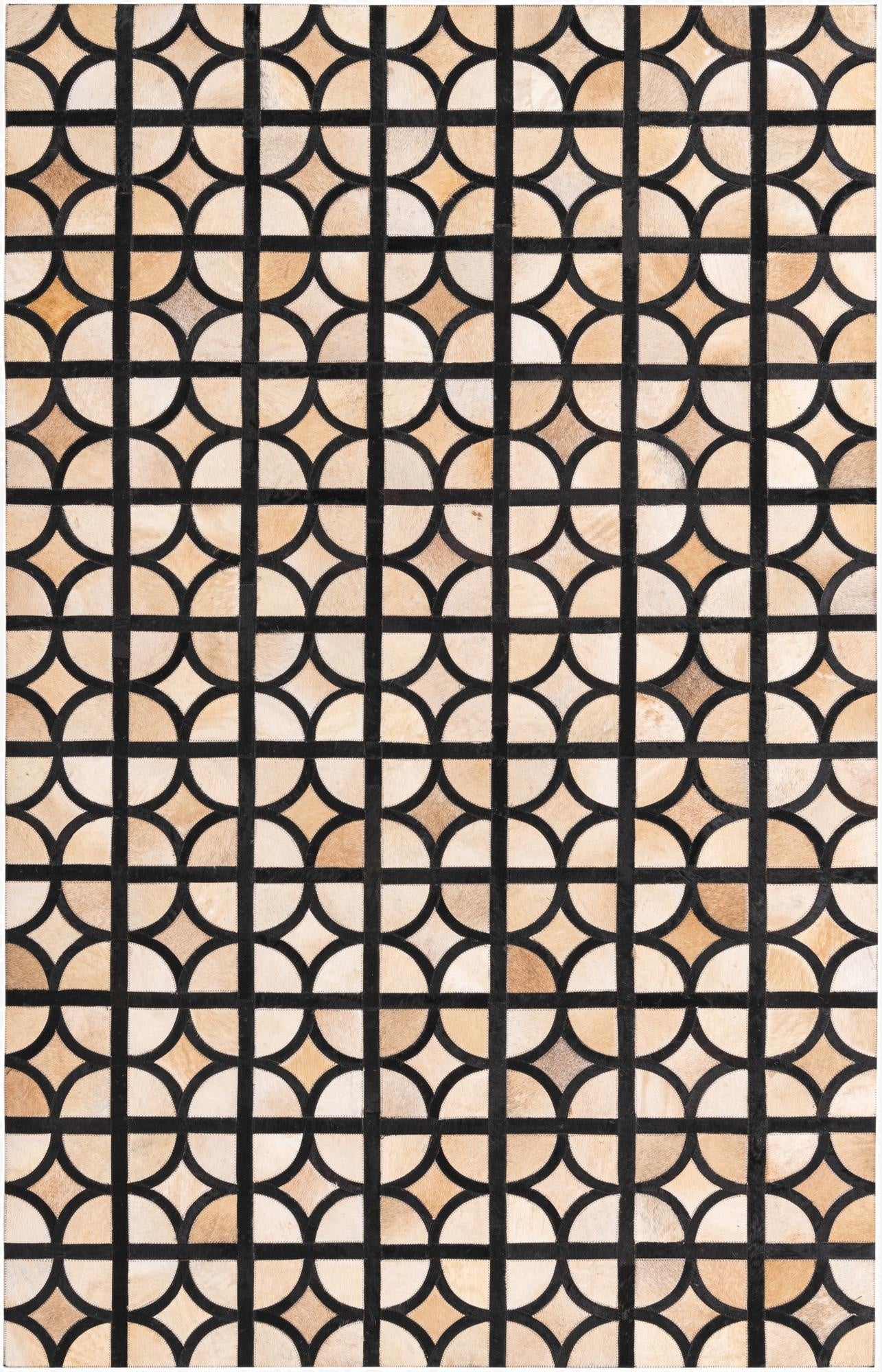 5' x 7' 10 Cowhide Rug