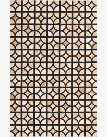 5' x 7' 10 Cowhide Rug