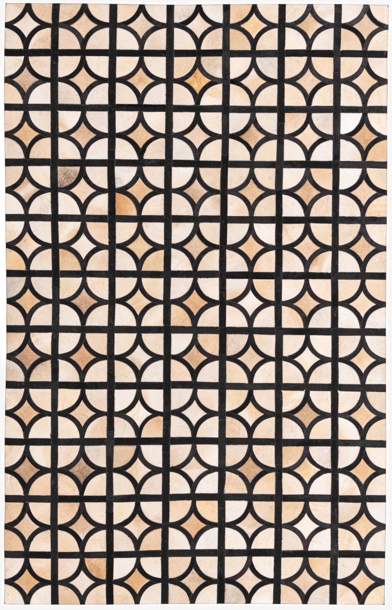 5' x 7' 10 Cowhide Rug