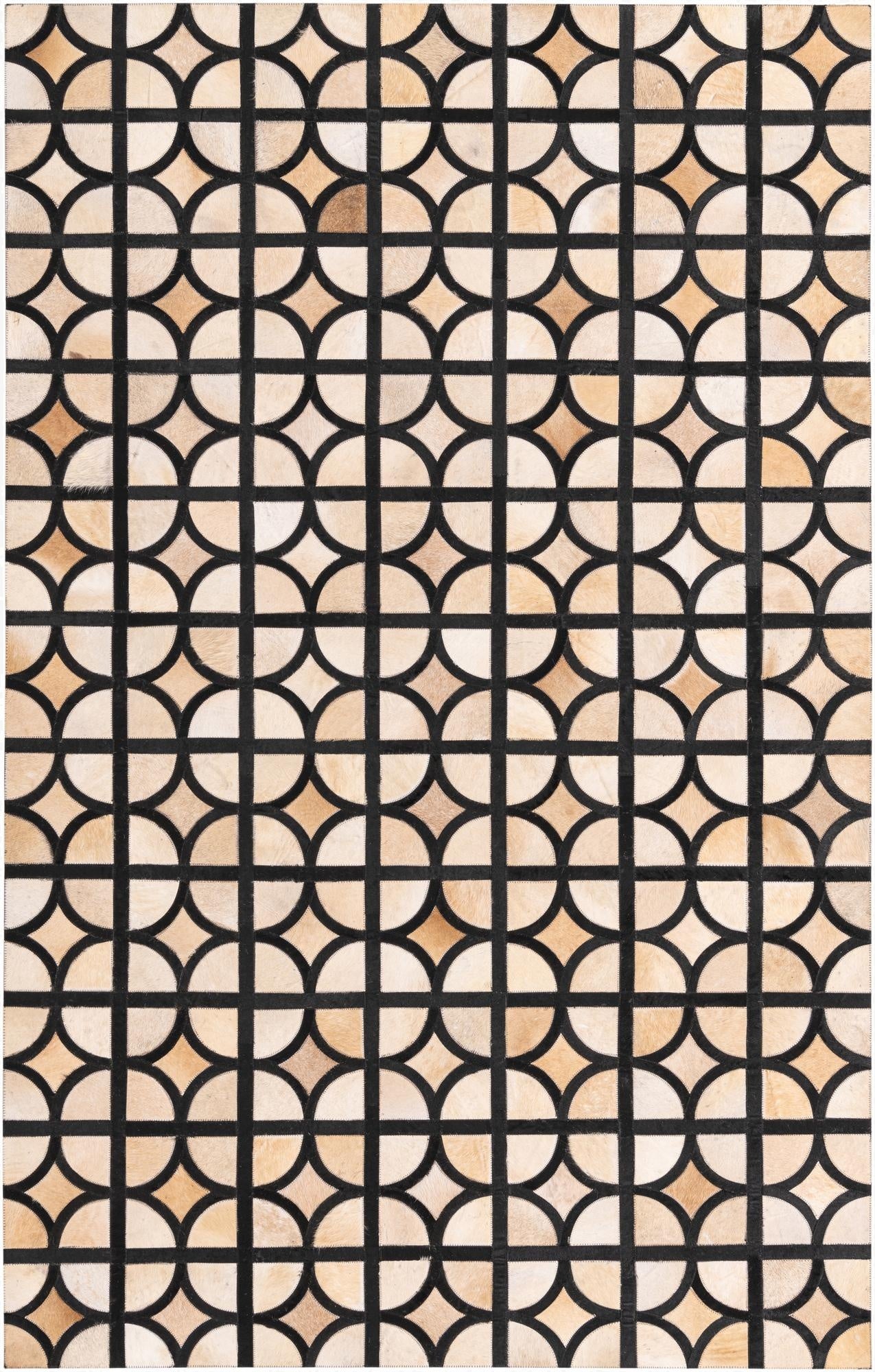 5' x 7' 10 Cowhide Rug