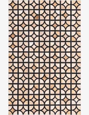 5' x 7' 10 Cowhide Rug