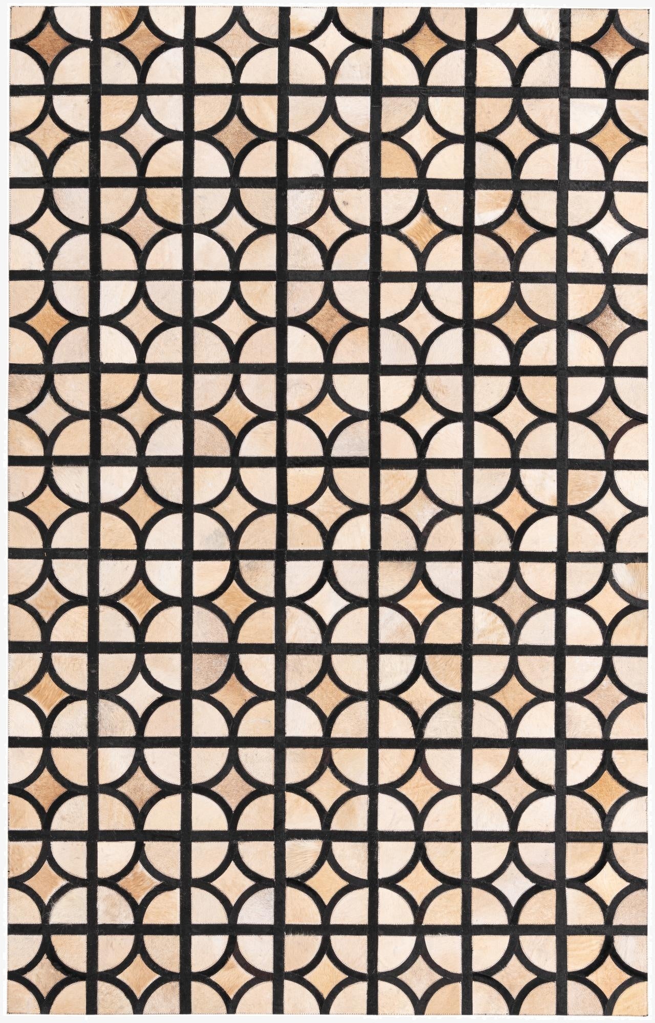 5' x 7' 10 Cowhide Rug