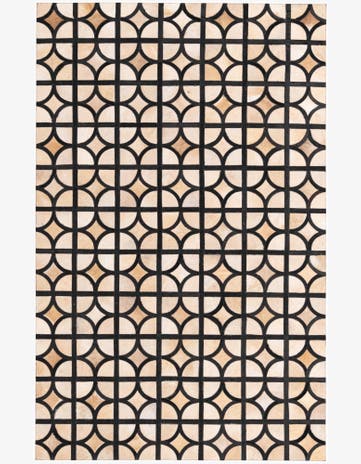 5' x 7' 10 Cowhide Rug