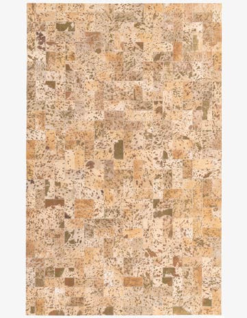 5' 2 x 8' 3 Cowhide Rug