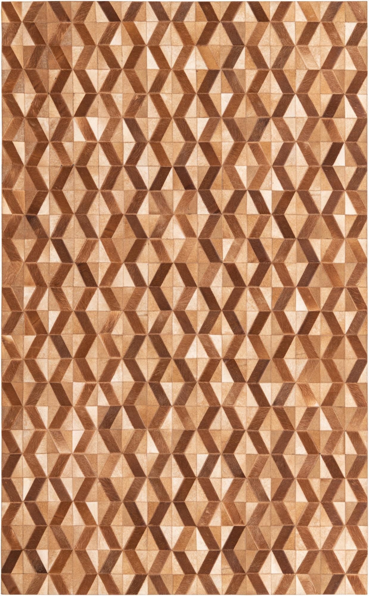 5' 1 x 8' 2 Cowhide Rug