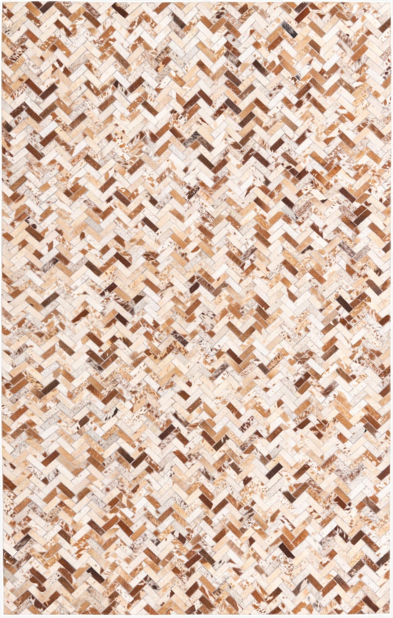 5' x 7' 10 Cowhide Rug