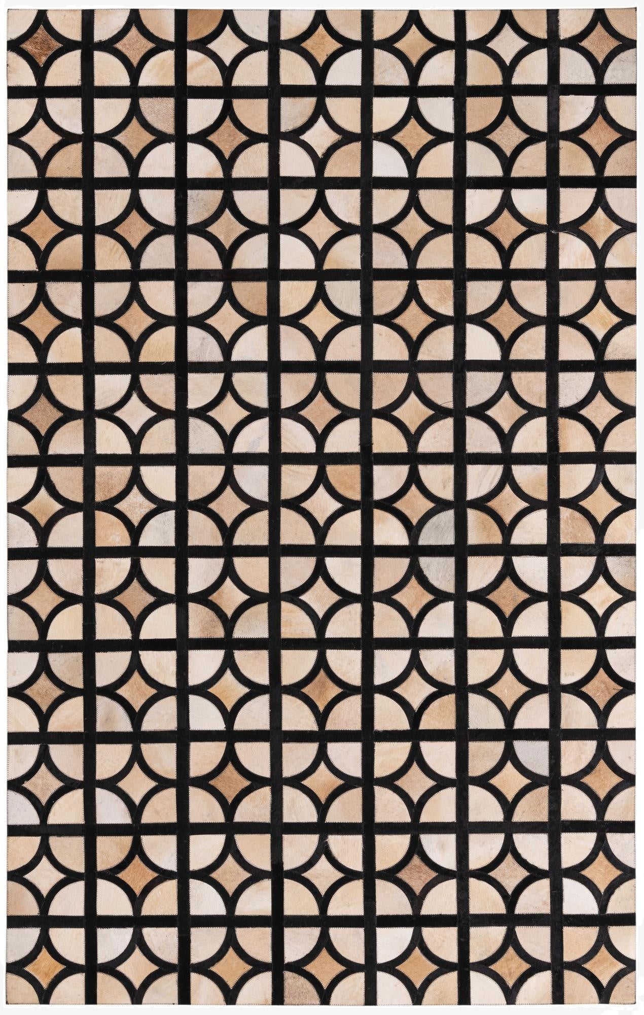 5' x 7' 10 Cowhide Rug